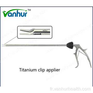 Applicateur de ligature de titane pour instruments de laparoscopie